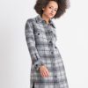 Clothing Sheer-essentials Jackets | Dex Longline Plaid Shacket - Size Small