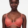 Lingerie & Intimates Sheer-essentials Plunge | Thelma Plunge T-Shirt Bra - Mandarin