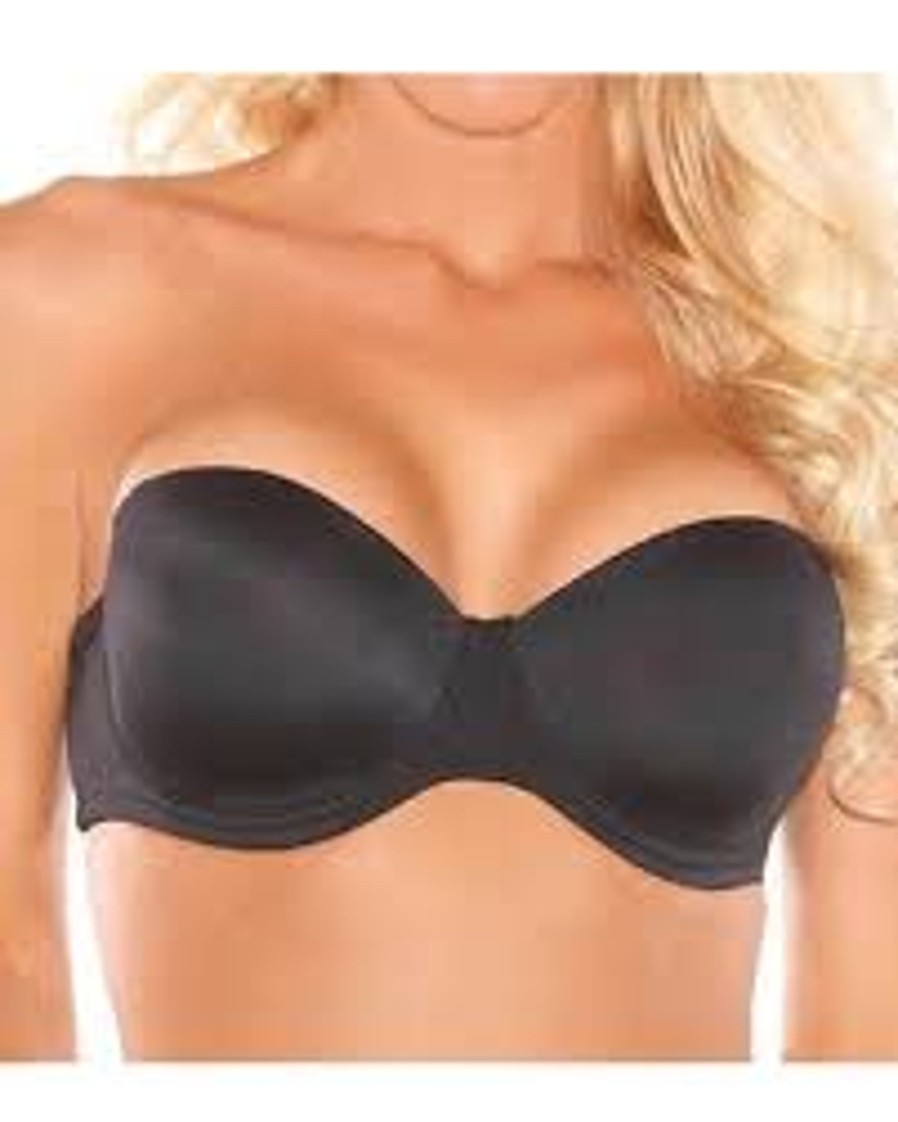 Lingerie & Intimates Sheer-essentials Strapless | Smooth Strapless Underwire Bra - Black