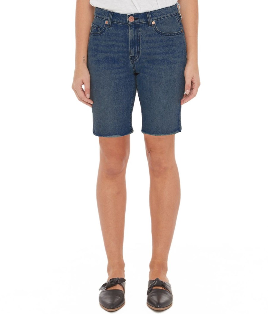 Clothing Sheer-essentials Jeans | Lola Sawyer Mid Rise Short