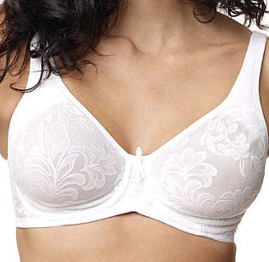 Lingerie & Intimates Sheer-essentials Plus Size | Versailles Seamless Underwire - White