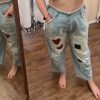 Clothing Sheer-essentials Plus Size | Distress Jeans With Hearts - Size 3 X