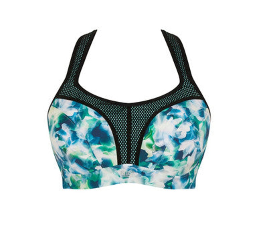 Lingerie & Intimates Sheer-essentials Racer Back | Panache Underwire Sports Bra - Digital Bloom