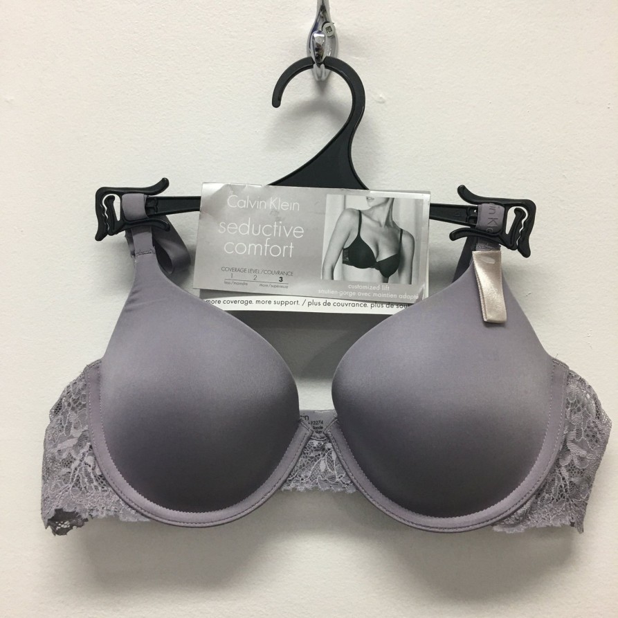 Lingerie & Intimates Sheer-essentials Push Up | Calvin Klein Customized Lift Contour Bra Size A 36