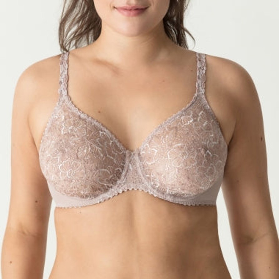 Lingerie & Intimates Sheer-essentials Underwire | Prima Donna Alara Seamless Underwire Bra - Patine