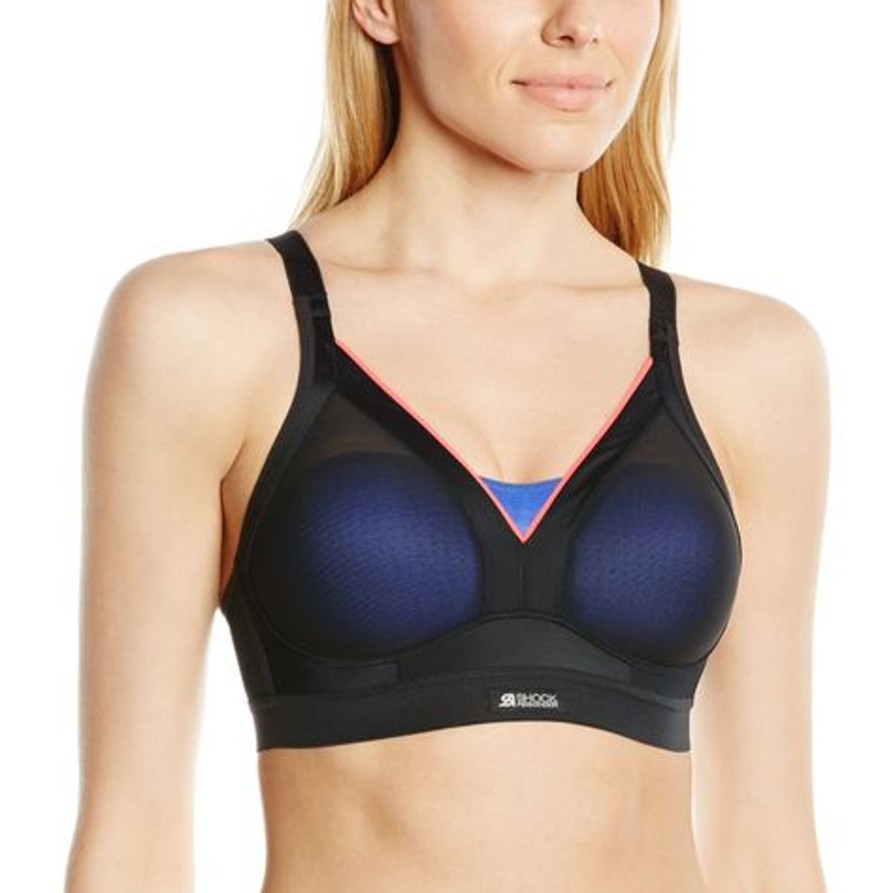 Lingerie & Intimates Sheer-essentials Sports Bra | Active Shape Padded Support- Black/Neon