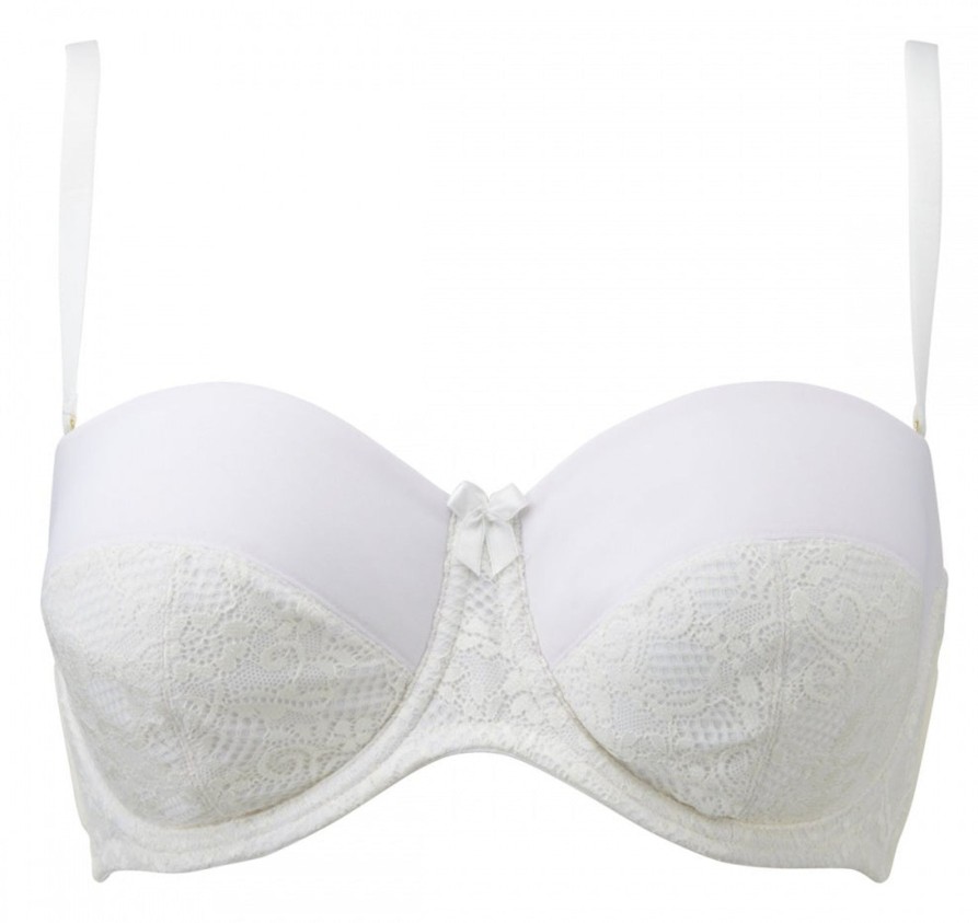 Lingerie & Intimates Sheer-essentials Strapless | Superfit Lace Strapless - Ivory