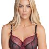 Lingerie & Intimates Sheer-essentials Underwire | Nicole Lace Underwire Bra - Black Red