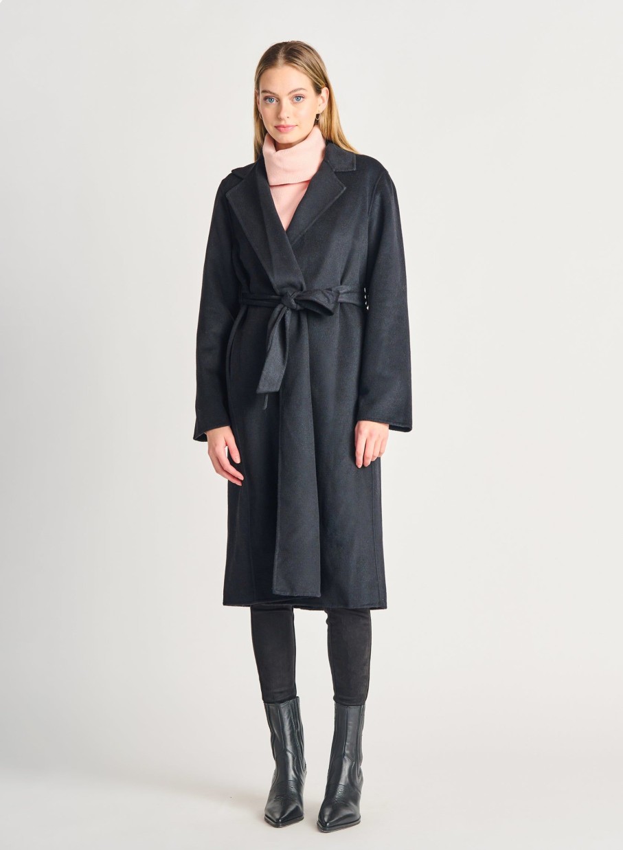 Clothing Sheer-essentials Jackets | Dex Longline Belted Coat