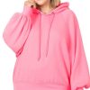 Clothing Sheer-essentials Plus Size | Hoodie Soft Stretch Sweatshirt