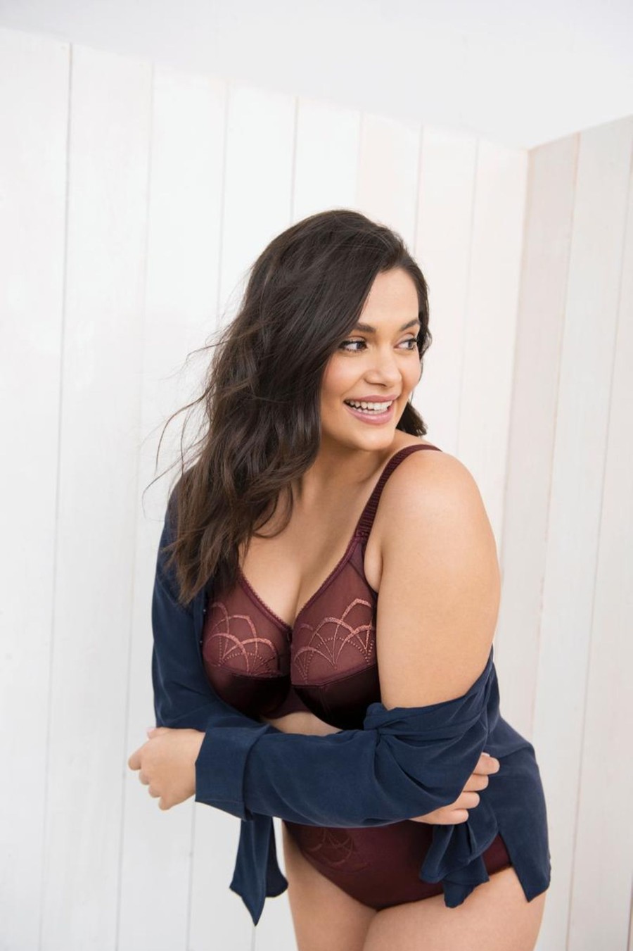 Lingerie & Intimates Sheer-essentials Underwire | Elomi Cate Banded Underwire Bra - Raisin