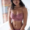 Lingerie & Intimates Sheer-essentials Racer Back | Montelle Cup Sized Bralette - Mesa Rose