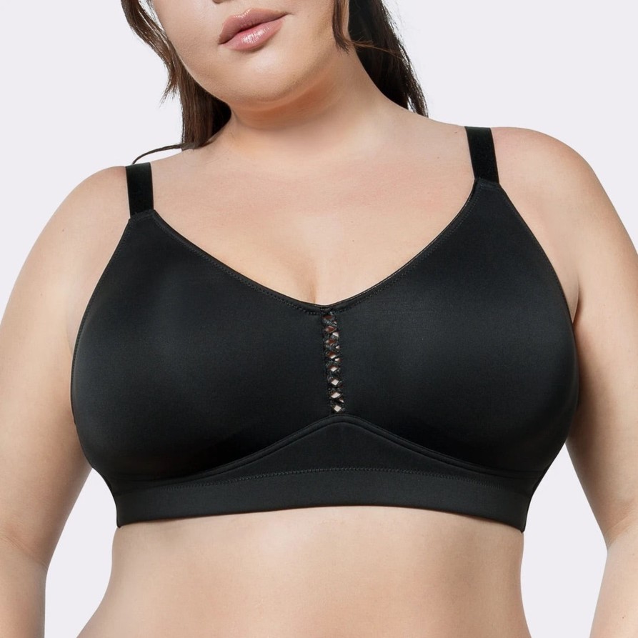 Lingerie & Intimates Sheer-essentials Bralettes | Erika Seamless Bralette - Black