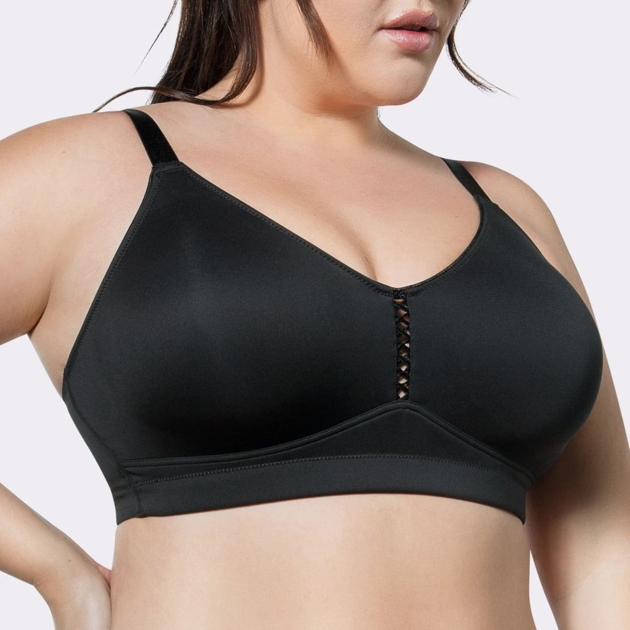 Lingerie & Intimates Sheer-essentials Bralettes | Erika Seamless Bralette - Black