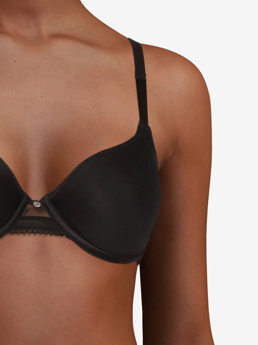 Lingerie & Intimates Sheer-essentials T-Shirt Bras | C Jolie Smooth T-Shirt Bra - Black