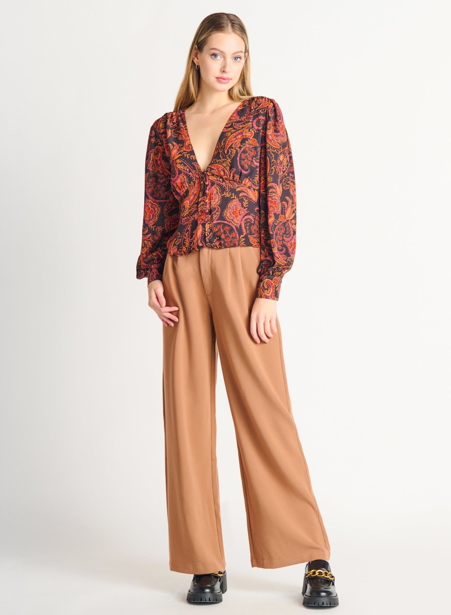 Clothing Sheer-essentials Pants | Wide Leg Trouser