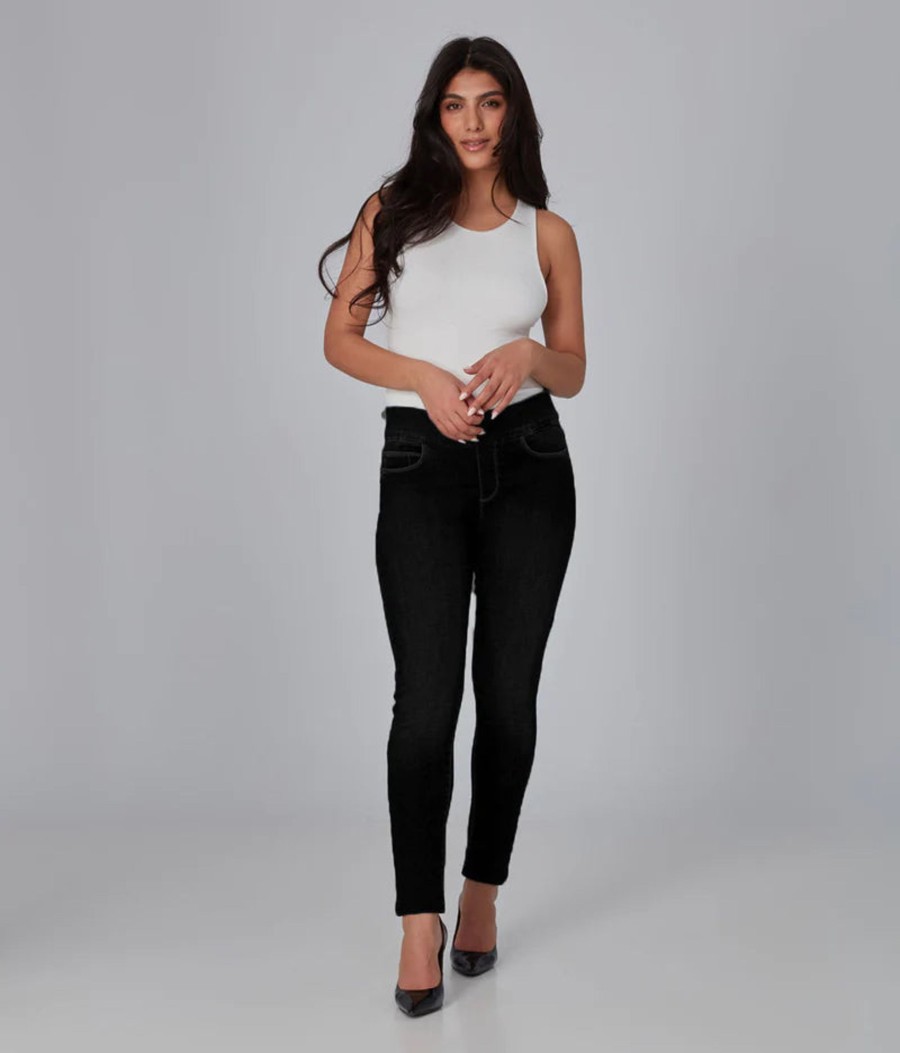 Clothing Sheer-essentials Plus Size | Anna High Rise Skinny Pull-On Jeans