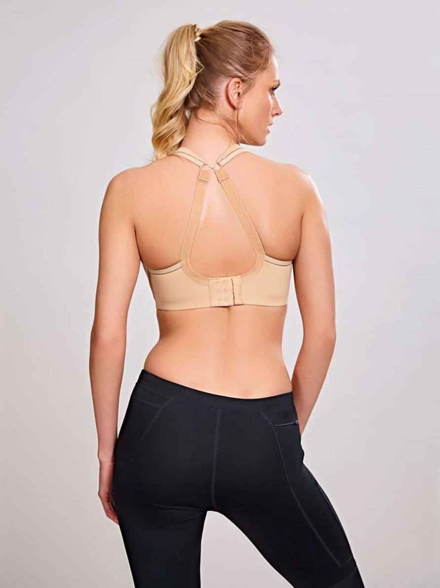 Lingerie & Intimates Sheer-essentials Racer Back | Panache Underwire Sports Bra - Latte