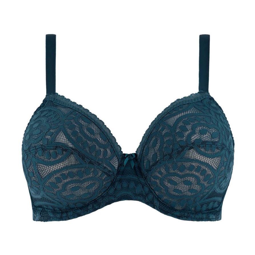 Lingerie & Intimates Sheer-essentials Underwire | Courbes Nature Full Cup Bra - Size E 34