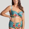 Lingerie & Intimates Sheer-essentials Balconettes | Chi Chi Balconnet Underwire Bra - Turq. Floral