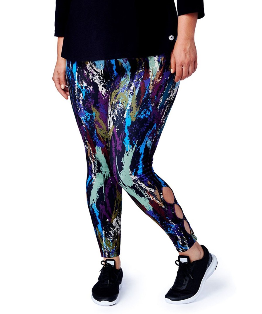 Clothing Sheer-essentials Active Wear | Lola Painted Forest Leggings