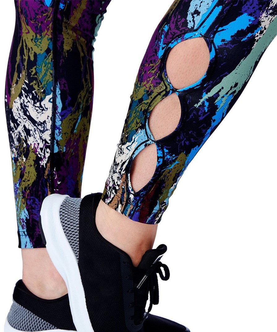 Clothing Sheer-essentials Active Wear | Lola Painted Forest Leggings