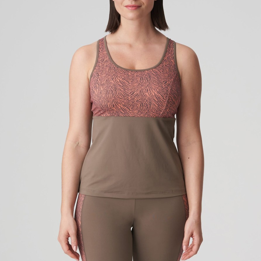 Clothing Sheer-essentials Active Wear | Prima Donna Dromeas Tank Top