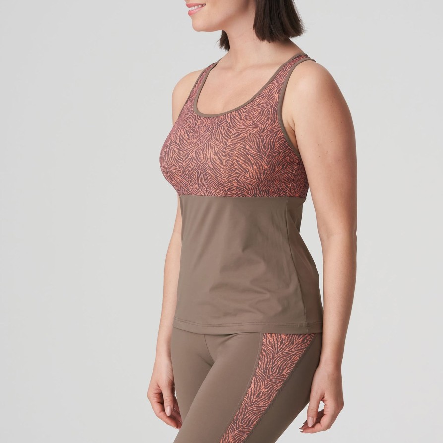 Clothing Sheer-essentials Active Wear | Prima Donna Dromeas Tank Top