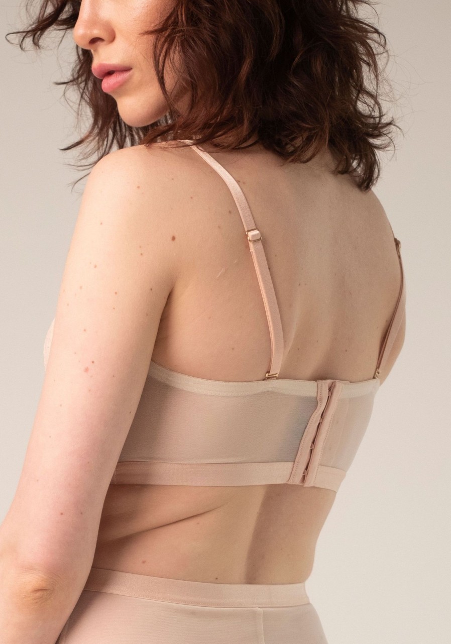 Lingerie & Intimates Sheer-essentials Racer Back | Blush Esprit Strapless Longline