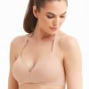 Lingerie & Intimates Sheer-essentials Racer Back | Montelle Wire Free Bra - Sand