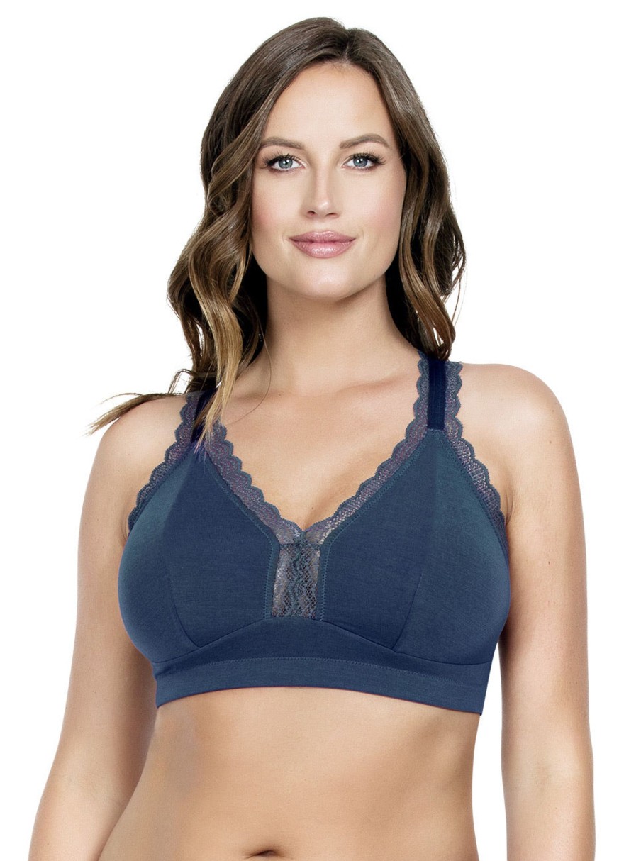 Lingerie & Intimates Sheer-essentials Racer Back | Parfait Dalis Bralette - Navy