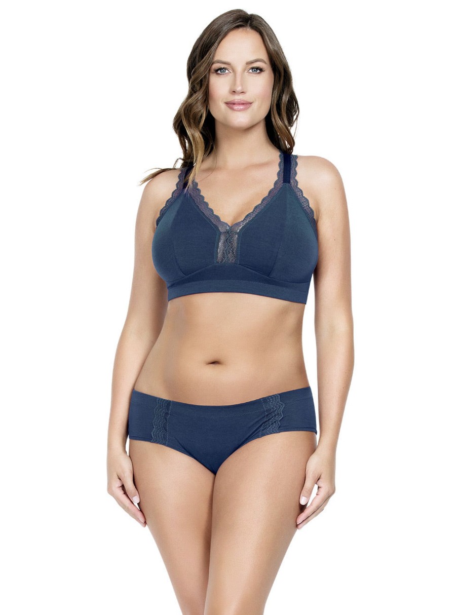 Lingerie & Intimates Sheer-essentials Racer Back | Parfait Dalis Bralette - Navy