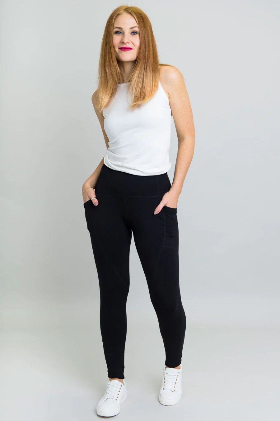 Clothing Sheer-essentials Leggings | Robson Bamboo Leggings - Black