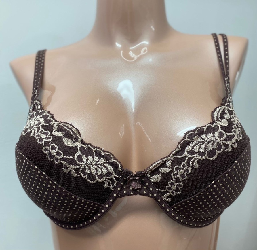 Lingerie & Intimates Sheer-essentials Plunge | Final Sale Rene Rofe Underwire Plunge Bra