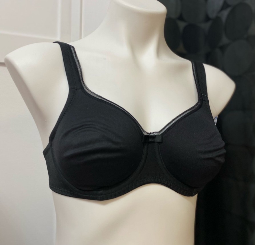 Lingerie & Intimates Sheer-essentials Underwire | Ballet Cotton Molded Underwire Bra - Size C 32