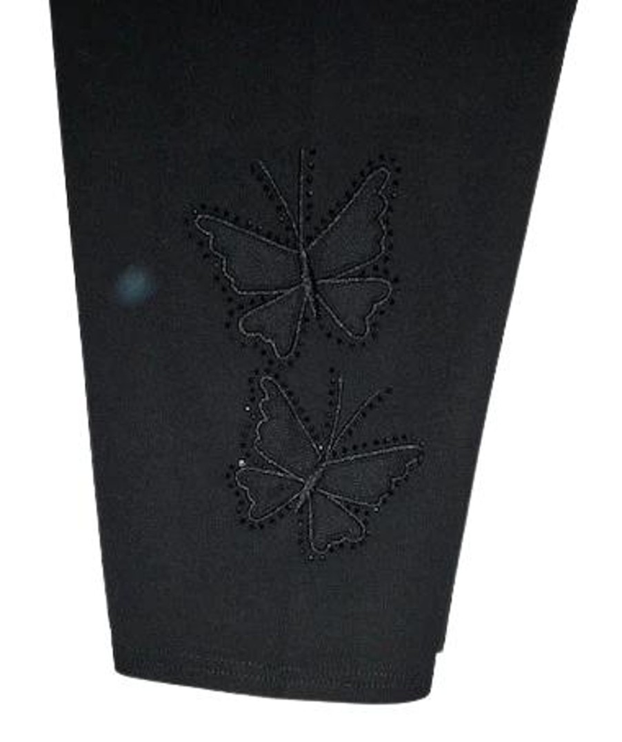 Clothing Sheer-essentials Capris | Butterfly Capri Leggings