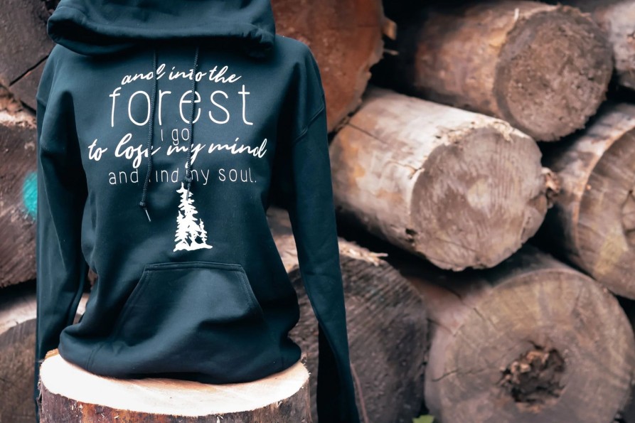 Clothing Sheer-essentials Plus Size | In To The Forest Hoodie