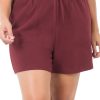 Clothing Sheer-essentials Shorts | Cotton Drawstring Waist Shorts With Pockets