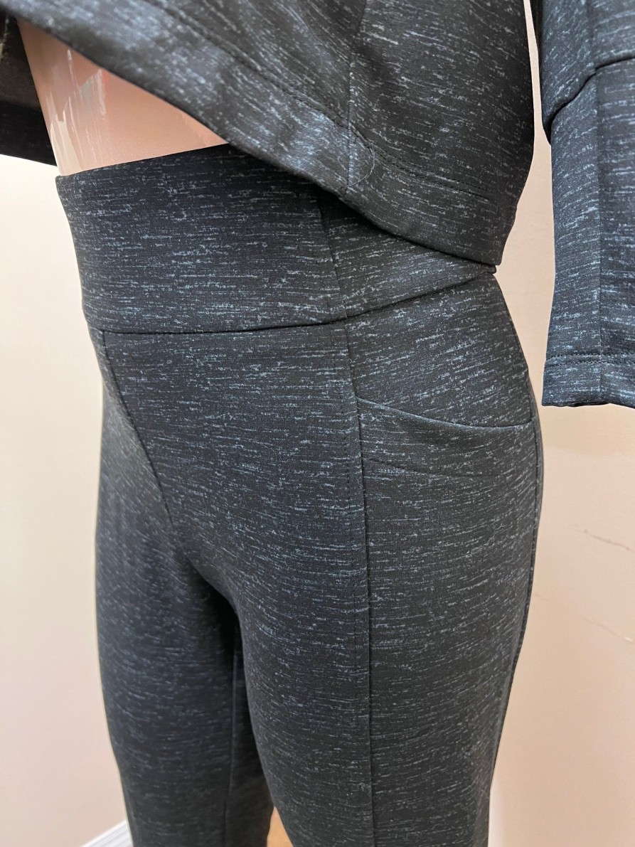 Clothing Sheer-essentials Leggings | Modes Lounge Legging - Charcoal