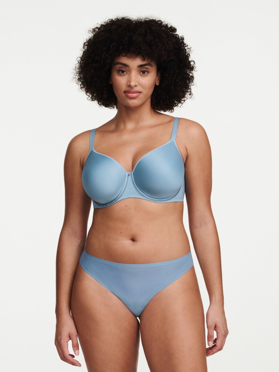 Lingerie & Intimates Sheer-essentials T-Shirt Bras | Chantelle Comfort Chic Memory Foam Bra - Misty Grey