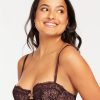 Lingerie & Intimates Sheer-essentials Balconettes | Montelle Keyhole Balconet Bra - Cocoa & Blush