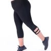 Clothing Sheer-essentials Leggings | Carmen Cutout Capri Leggings