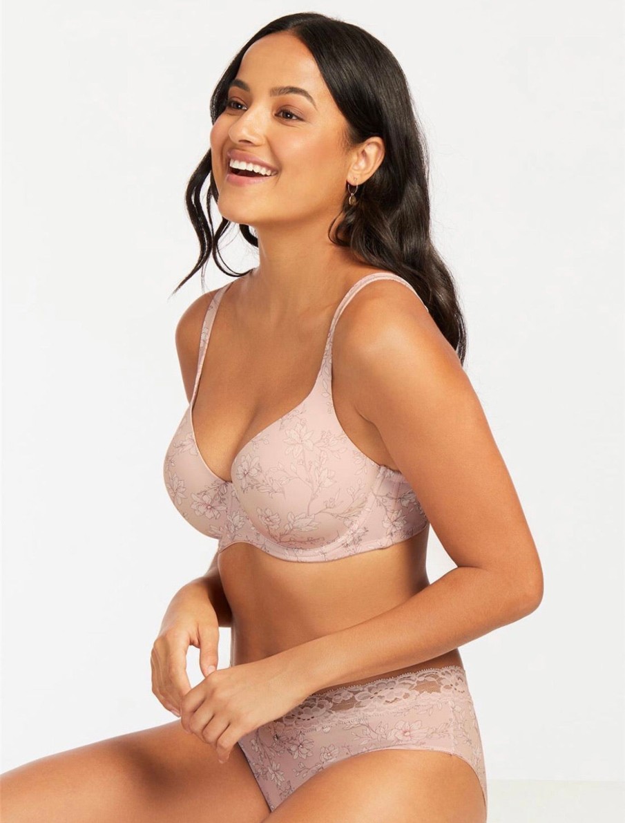 Lingerie & Intimates Sheer-essentials Underwire | Pure Plus Full Coverage Underwire Bra - Gardenia