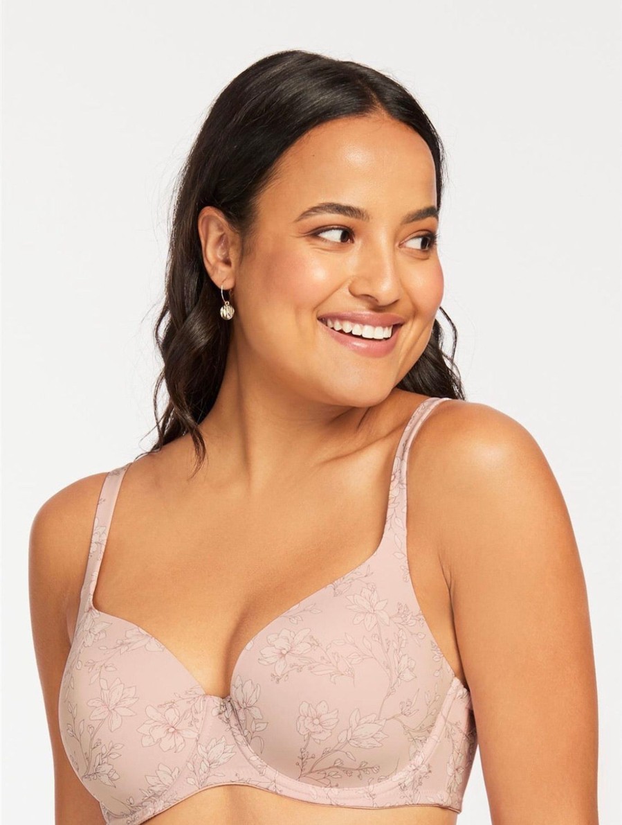 Lingerie & Intimates Sheer-essentials Underwire | Pure Plus Full Coverage Underwire Bra - Gardenia