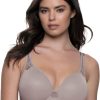 Lingerie & Intimates Sheer-essentials Underwire | Paramour Amaranth Plush T-Shirt Bra