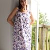 Lingerie & Intimates Sheer-essentials Nightgowns | Vivien Border Floral Print Long Gown - Size 2 X