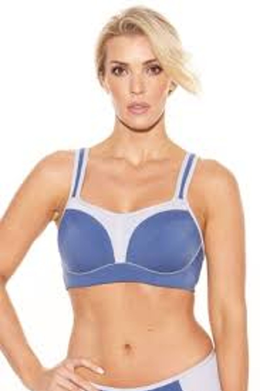 Lingerie & Intimates Sheer-essentials Sports Bra | Pauline Sports Bra - Blue/Silver