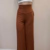 Clothing Sheer-essentials Pants | Abigail Slit Palazzo Pants