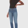 Clothing Sheer-essentials Plus Size | Kristine Mid-Rise Cigarette Jeans - Stone Blue