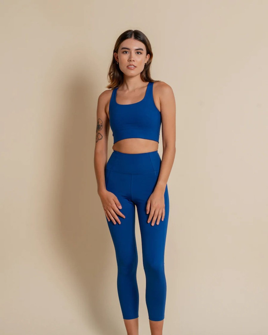 Clothing Sheer-essentials Leggings | Girlfriend Collective Rpet Compressive High-Rise 23.75" Legging- Sodalite